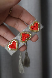 The red hearts bracelet