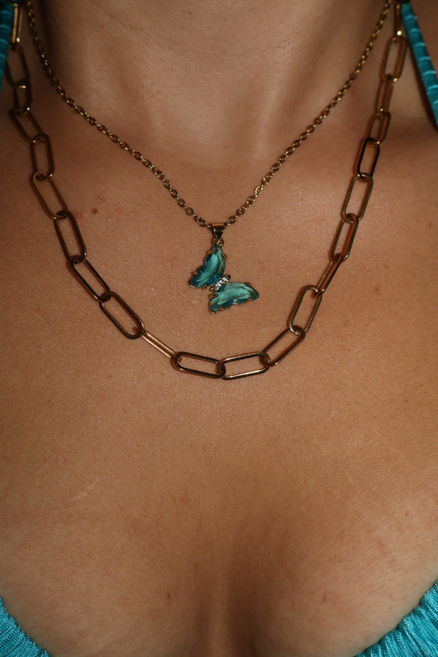 The butterfly necklace